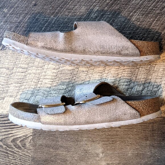 Birkenstock Arizona Sandals Suede Leather Birks - Picture 2 of 7